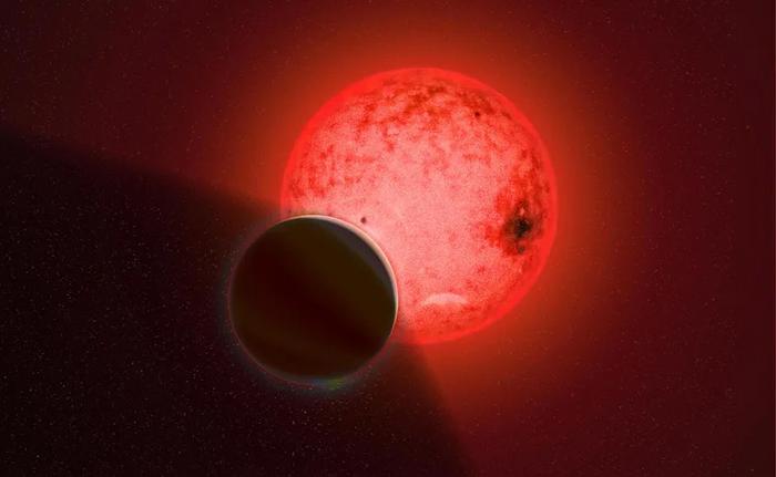 How did this get made? Giant planet orbits small star