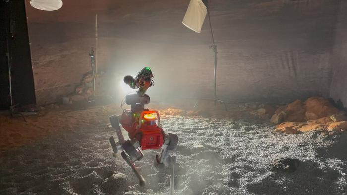 Legged robot could accelerate resource prospecting on the Moon and the search for life on Mars