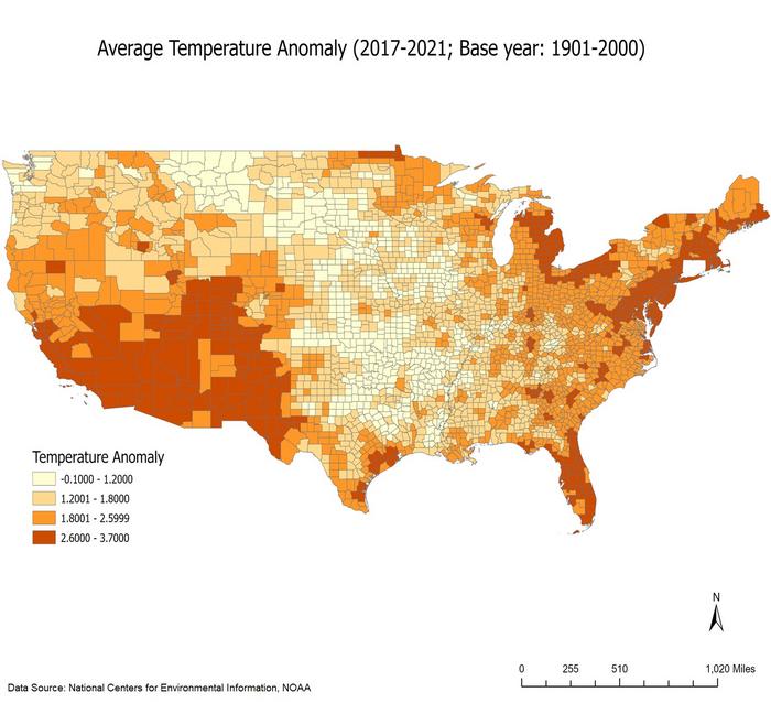 Too hot to handle? Study explores how heat is reshaping US population shifts
