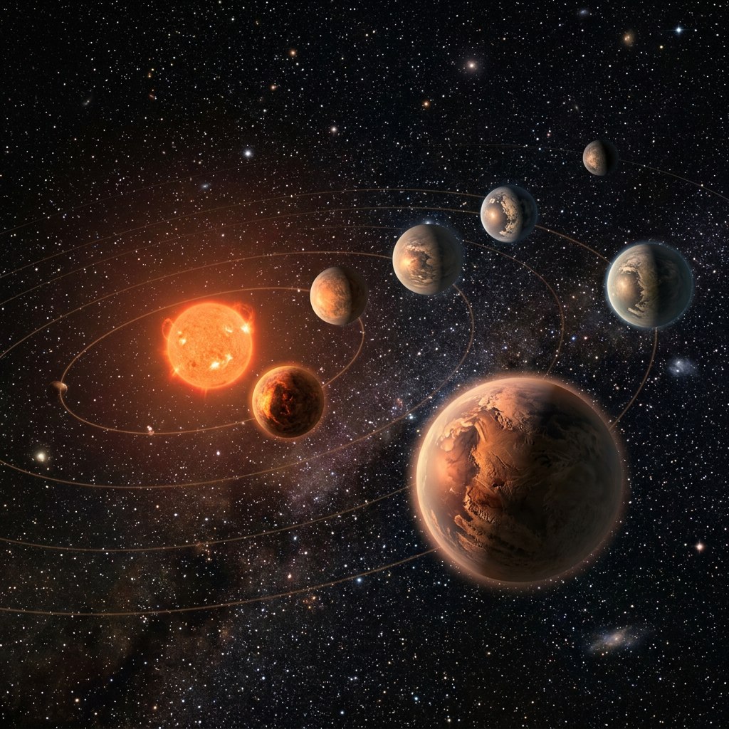 Between eternal night and day, the faces of two cousins of the Earth