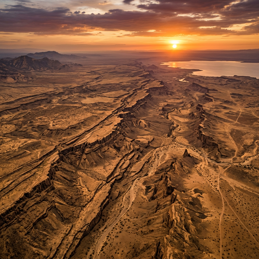 in Eastern Africa, the cradle of humankind is tearing apart