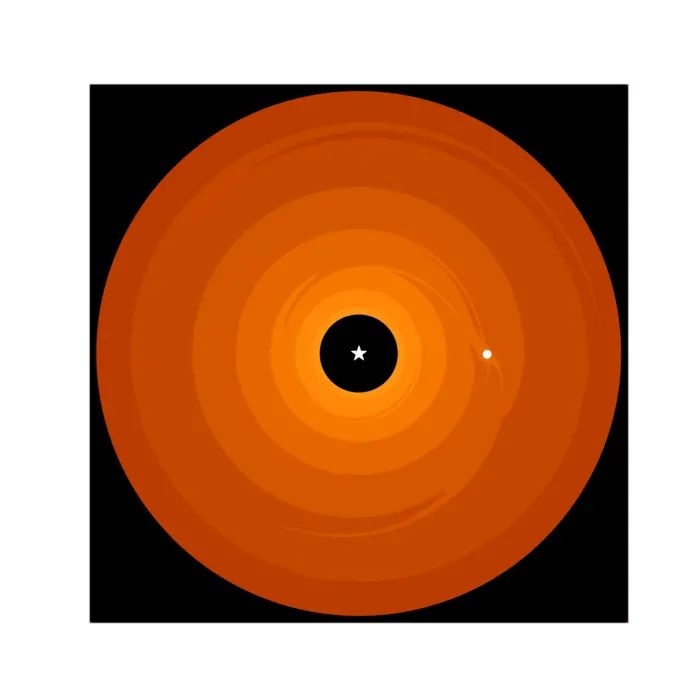 Weighing newborn planets using their dusty fingerprints