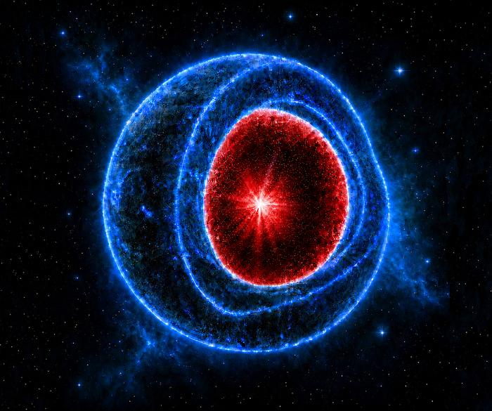 Big Bang inside a star: How a gravastar forms