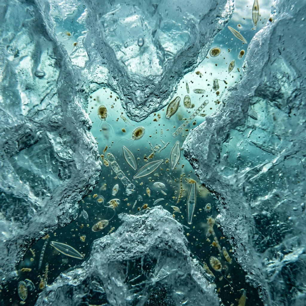 Trapped in the Ice: Antarctic Microbes Reveal a Hidden Engine of Climate Cooling