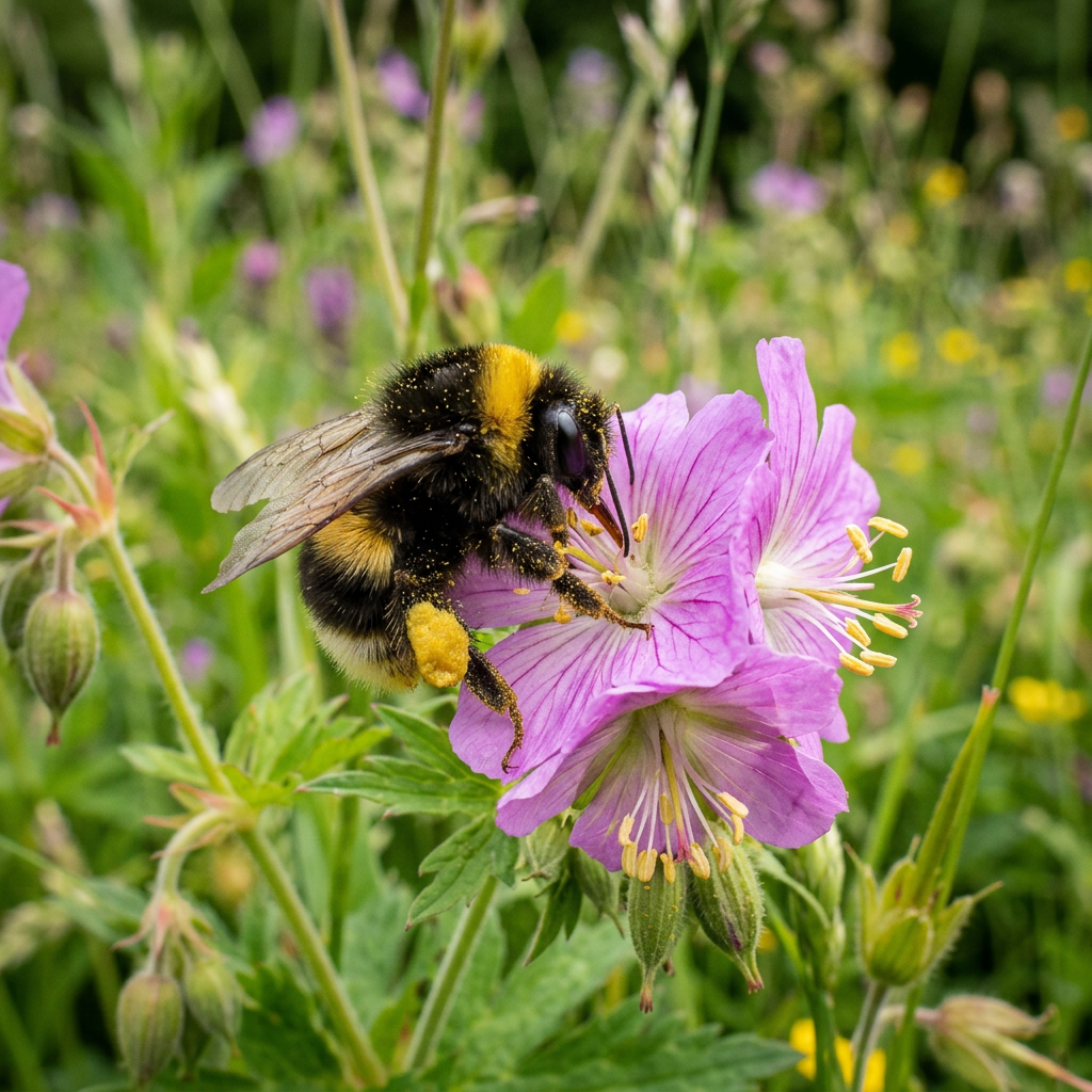 Bumblebees exposed to up to seven times as much toxic metal as honeybees