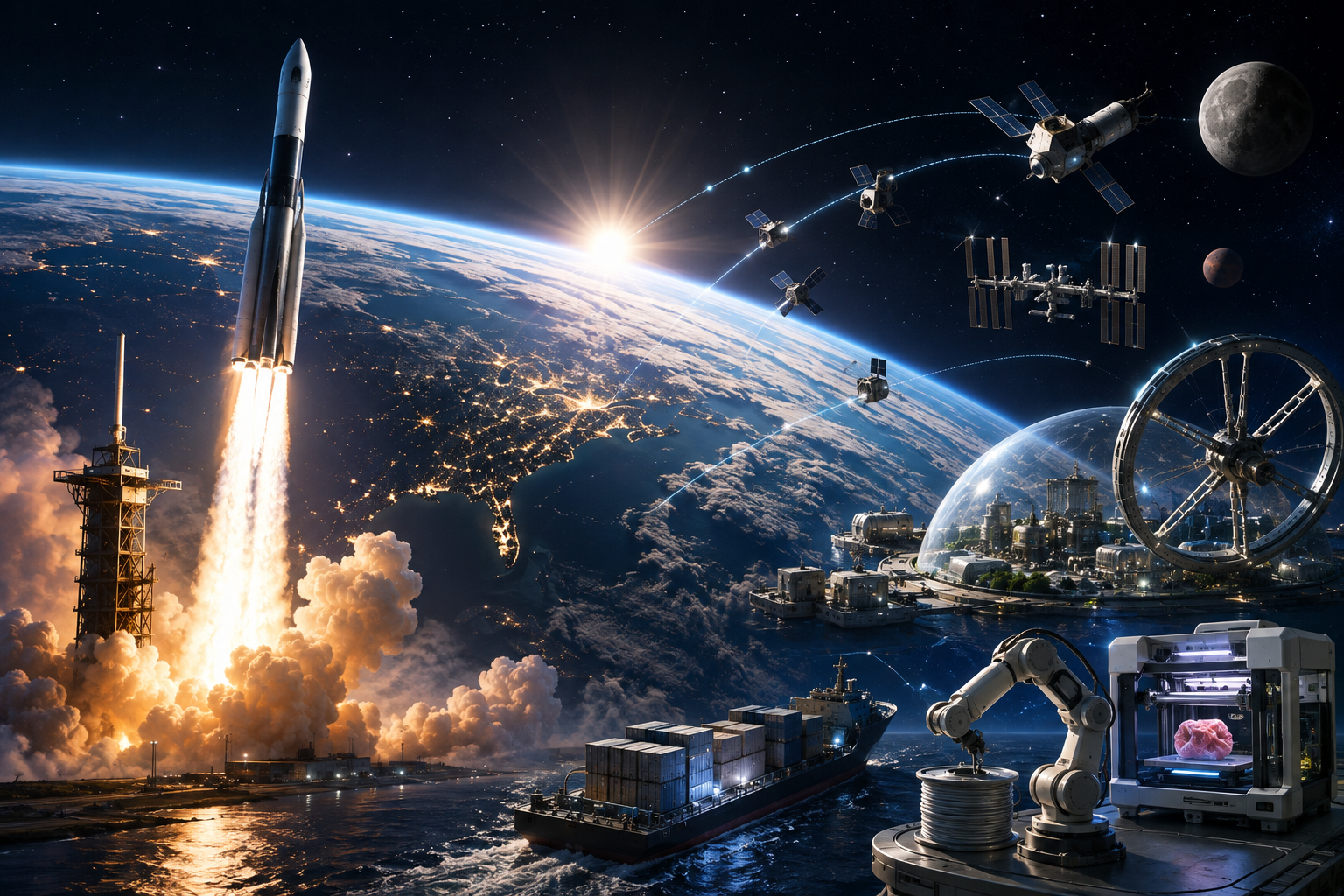The Cost of Reaching Orbit Is Collapsing Faster Than the 19th-Century Shipping Revolution
