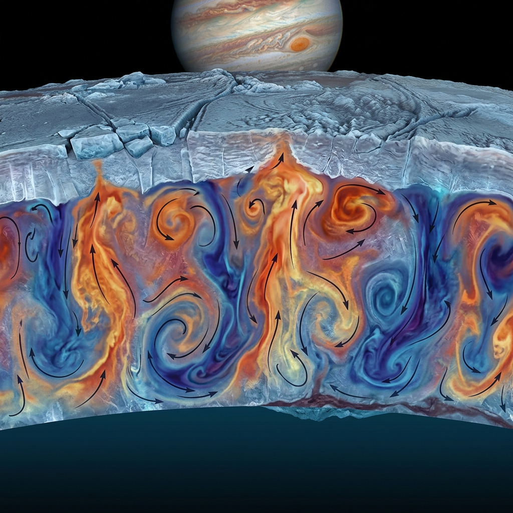 Europa’s Ocean May Be Locked Away Behind a Wall of Ice, New Simulations Suggest