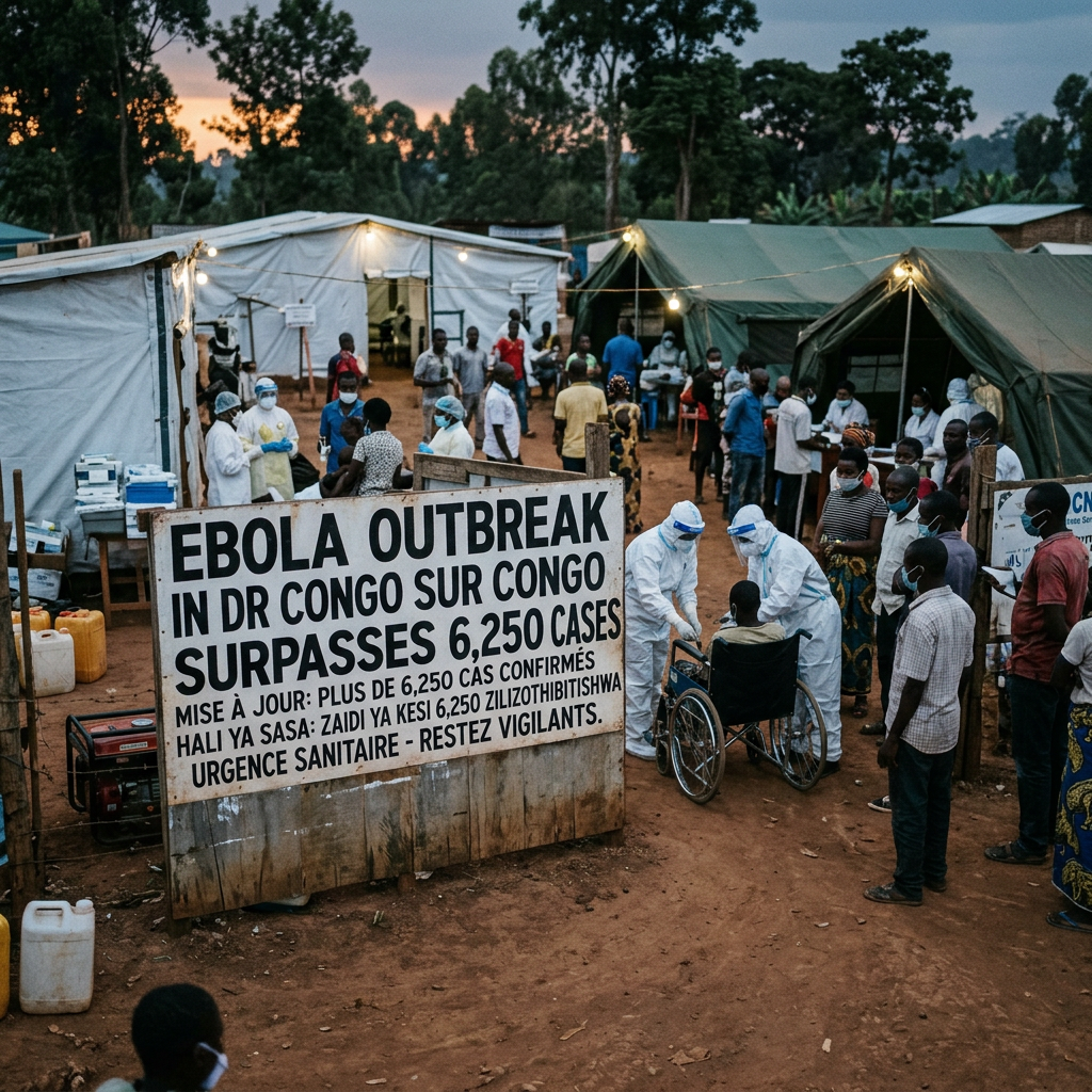 DAILY DOSE: Ebola Outbreak in DR Congo Surpasses 6,250 Cases; Scientists Identify New Tick-Borne Virus in China.