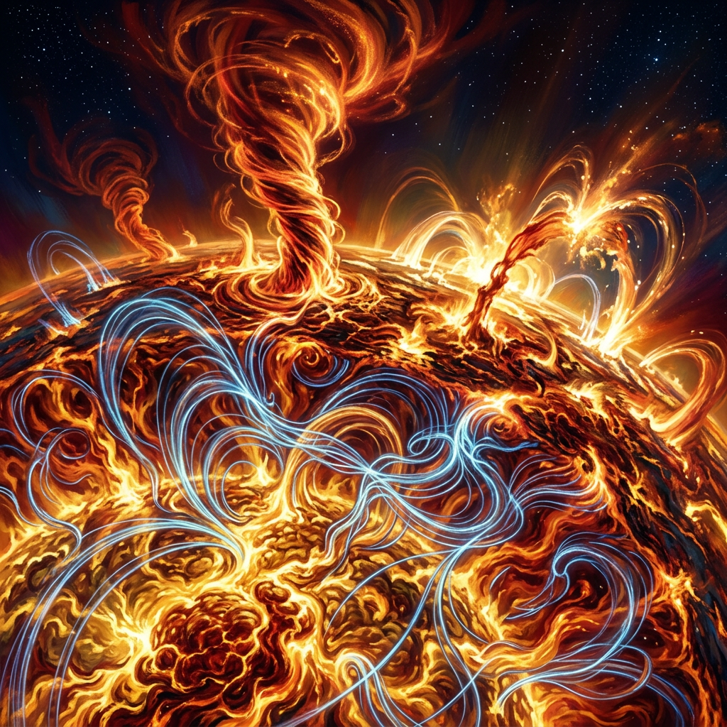Oscillations, Flares and Tornados on the Sun